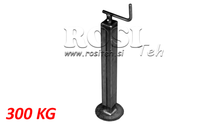 NAVOJNA PODPORNA NOGA (VIŠINA 630mm - HOD 255mm) - 300KG