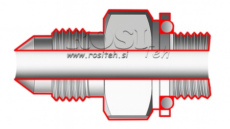 HÜDRAULILINE REDUKTOR 3/4 JIC74°-1/2 GAAS