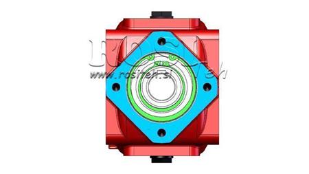 PŘEVODOVKA - PŘEVODOVKA RT100 PRO HYDRAULICKÝ MOTOR MP/MR/MS POMĚR 3.1:1