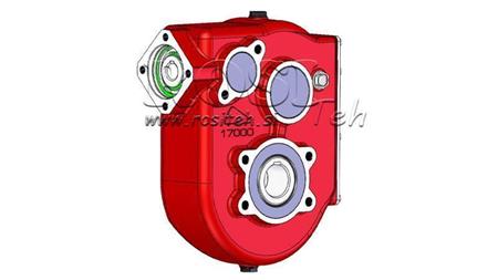PŘEVODOVKA - PŘEVODOVKA RT360 PRO HYDRAULICKÝ MOTOR MP/MR/MS POMĚR 31.4:1