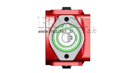 REDUKTOR - SZOROZÓ RT45 HIDRAULIKUS MOTOR MP/MR arány 1,9:1