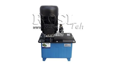 MINI HYDRAULISK AGGREGAT 380V AC (4 kW) 160 bar - 8 cc - 12 lit/min - tank 25 lit