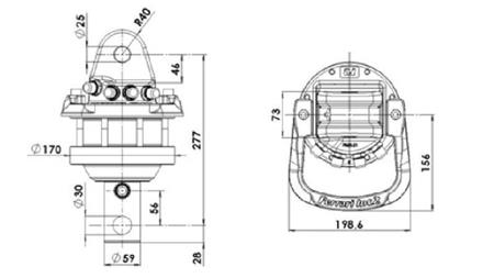 ROTATORE IDRAULICO 5000/2500 KG