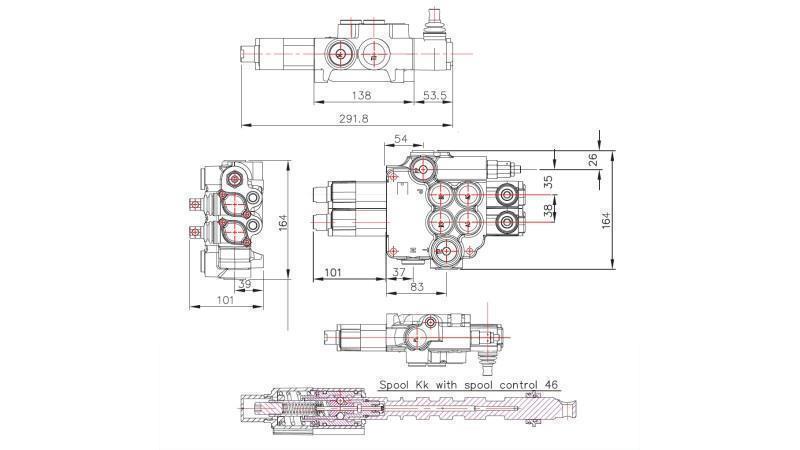 ΥΔΡΑΥΛΙΚΗ ΒΑΛΒΙΔΑ 2XZ80 2AK31A31GKZ