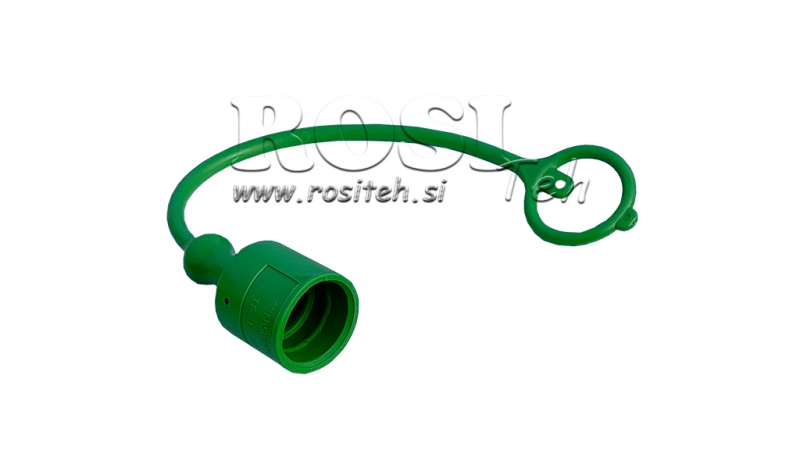 CUBIERTA DE GOMA PROTECTORA VERDE - ACOPLAMIENTOS RÁPIDOS MACHO