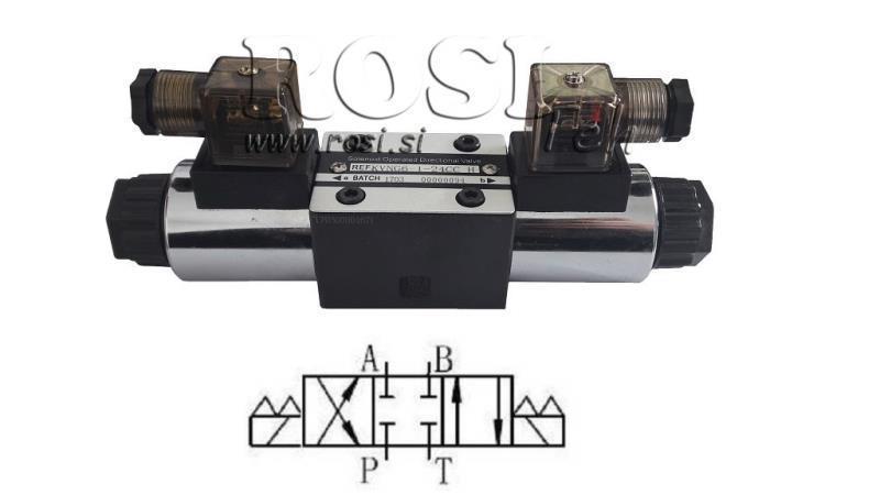 HYDRAULISK ELEKTRO MAGNETISK VENTIL CETOP 3 12/24/230V N1