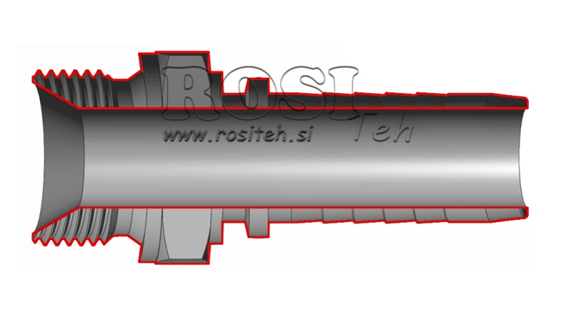 HÜDRAULILINE ÜHENDUS BSP MEES DN5-M14X1,5