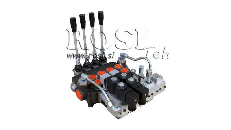 HIDRAULIKUS SZELEP 4xP80 - EO 12V